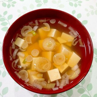 豆腐のすまし汁